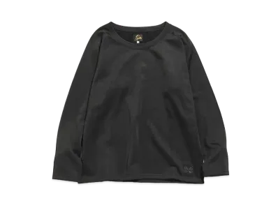 Needles L/S U NECK TEE - C/PE BRIGHT JERSEY "Black"