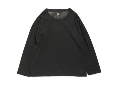 Needles L/S U NECK TEE - POLY MESH "Black"