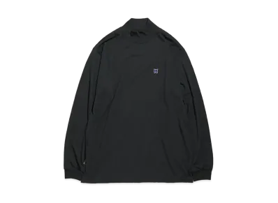 Needles L/S MOCK NECK TEE - POLY JERSEY "Black"