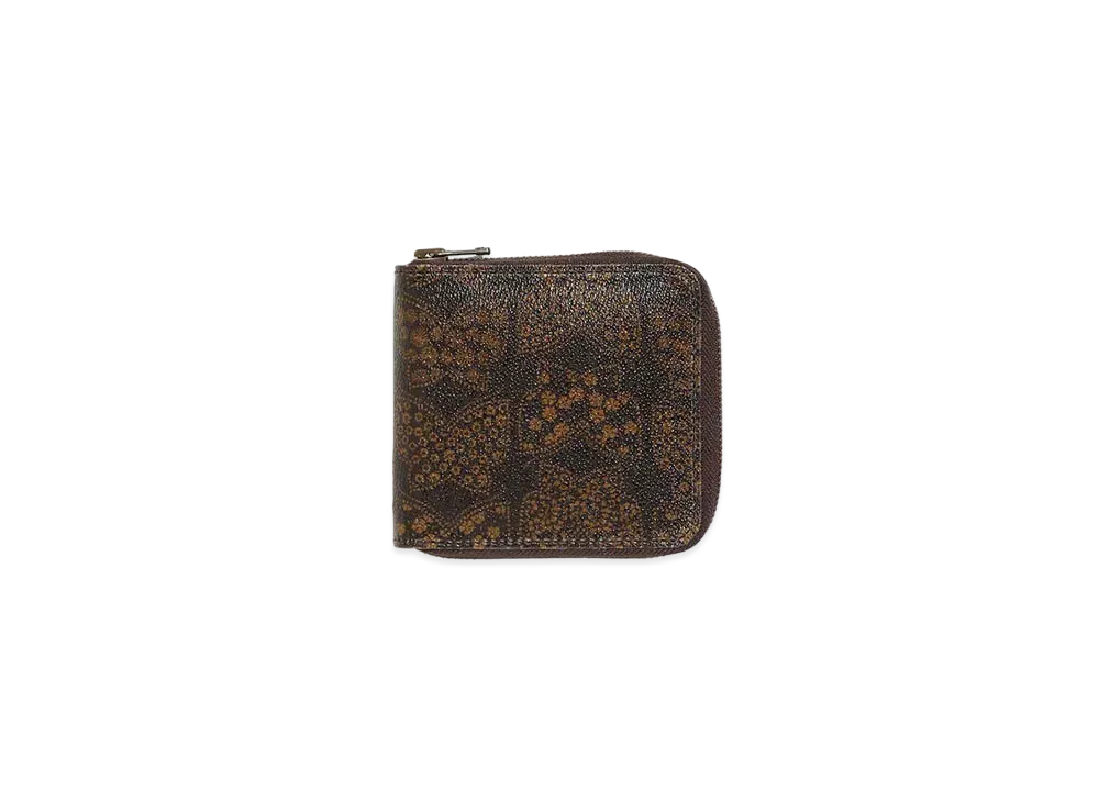 Needles SINGLE WALLET - PAPILLON PVC "Brown"