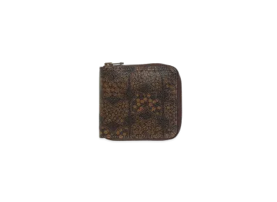 Needles SINGLE WALLET - PAPILLON PVC "Brown"