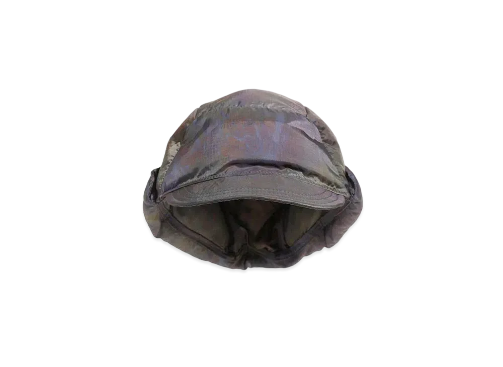 Needles BIRD SHOOTING CAP - NYLON RIPSTOP / UNEVEN DYE "Egg Plant"