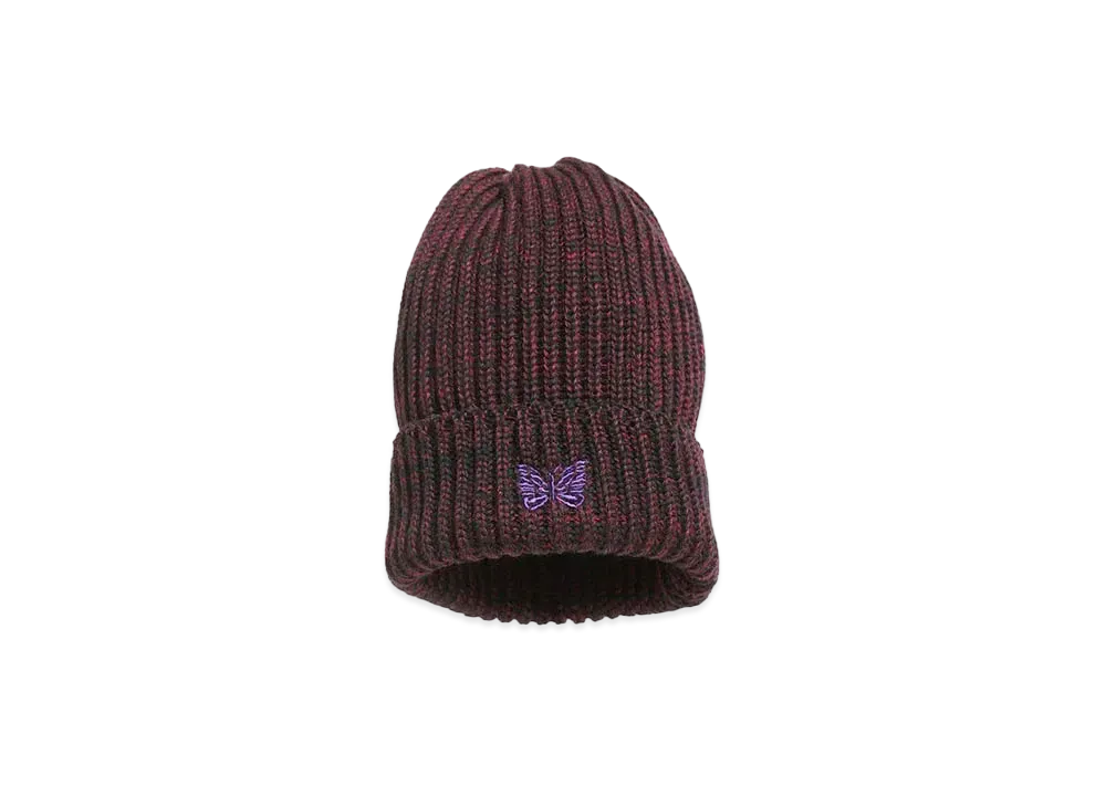 Needles WATCH CAP - MERINO WOOL "Wine"