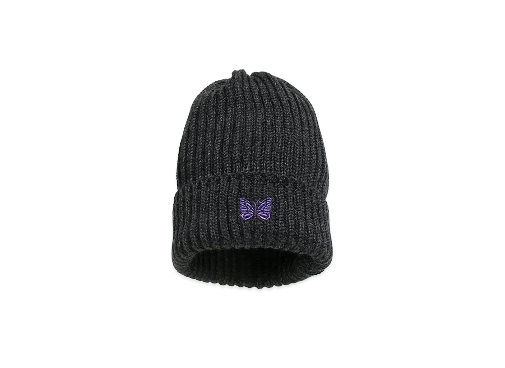 Needles WATCH CAP - MERINO WOOL "Charcoal"