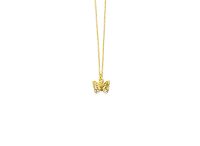 Needles PENDANT - GOLD PLATE "Papillon"