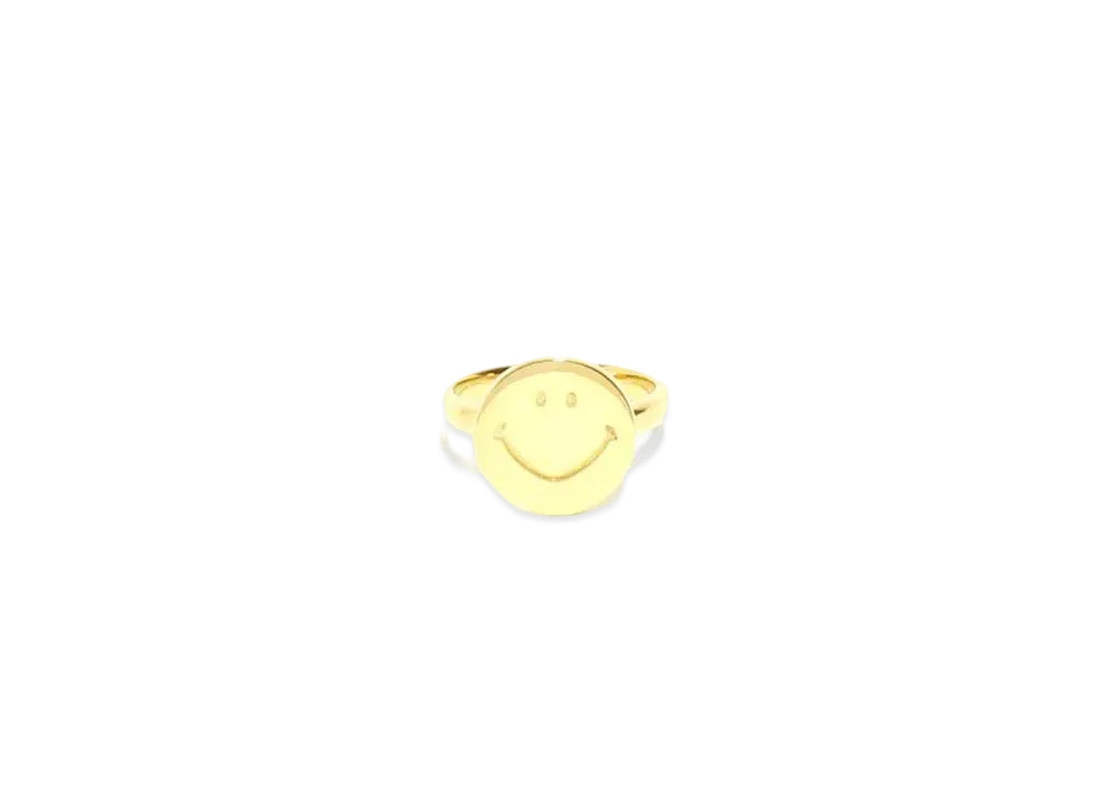Needles RING - GOLD PLATE "Smile"