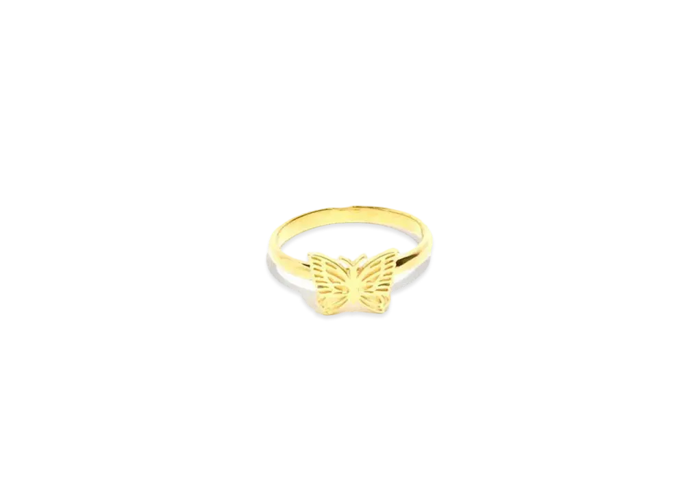 Needles RING - GOLD PLATE "Papillon"