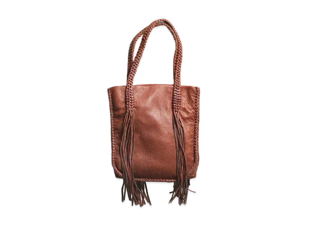 Needles DEER BRAIDED TOTE "Brown"