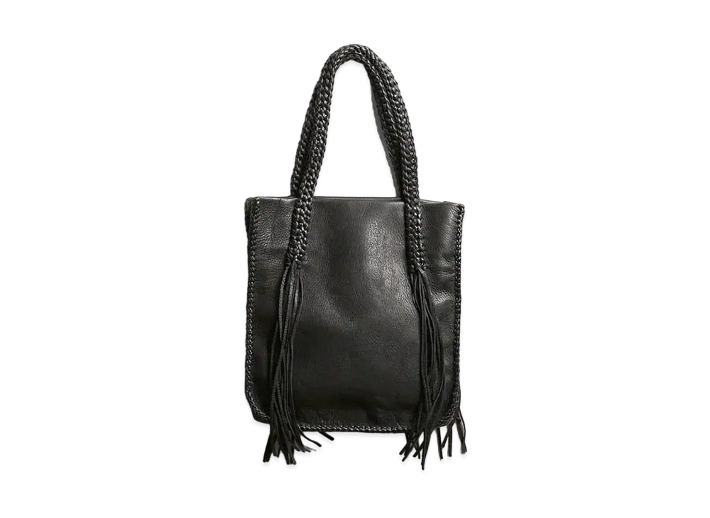 Needles DEER BRAIDED TOTE "Black"