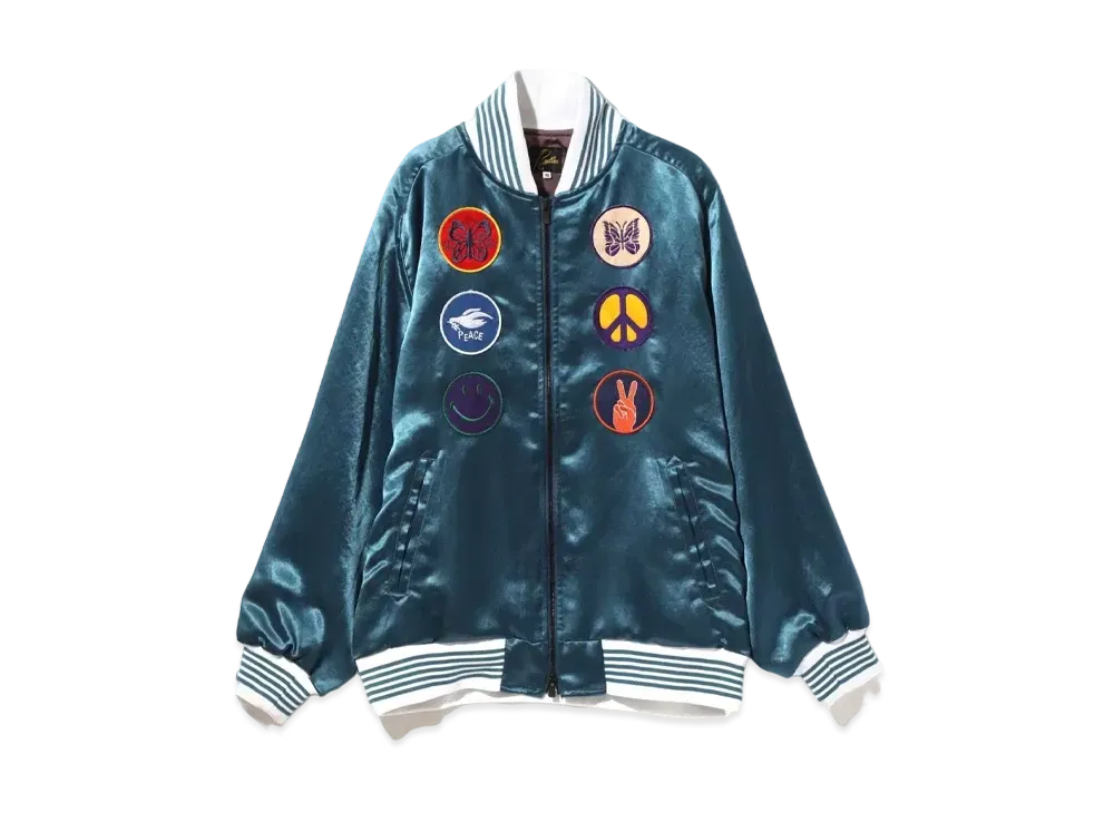 Needles Award Jacket Acetate Sateen "Blue"