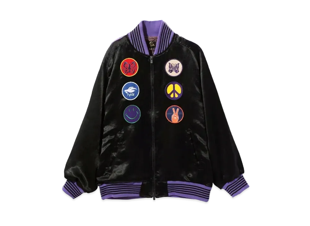 Needles Award Jacket Acetate Sateen "Black"