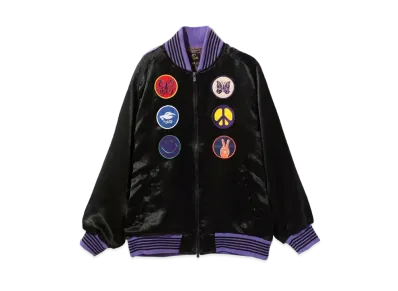 Needles Award Jacket Acetate Sateen "Black"