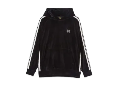Needles LHP Exclusive Track Hoodie -C/PE Velour "Black"