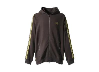 Needles x NUBIAN FW24 Zipped Track Hoody - Cotton Jersey "Brown"