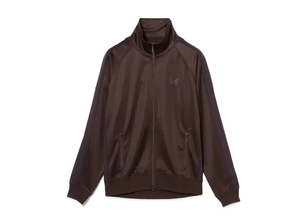 Needles Track Jacket Poly Smooth "B-Dk.Brown"