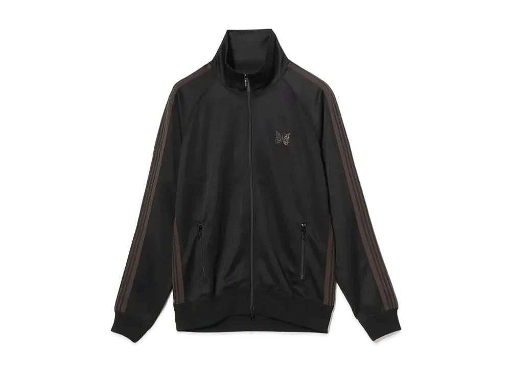 Needles Track Jacket Poly Smooth "C-Black"