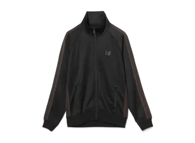 Needles Track Jacket Poly Smooth "C-Black"