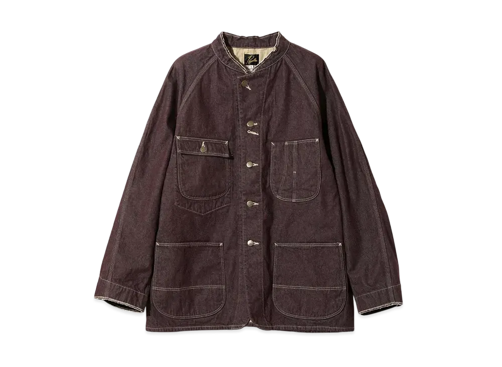NEEDLES x ts(s) Chore Coat - 12Oz Denim / Bio Wash "Brown"