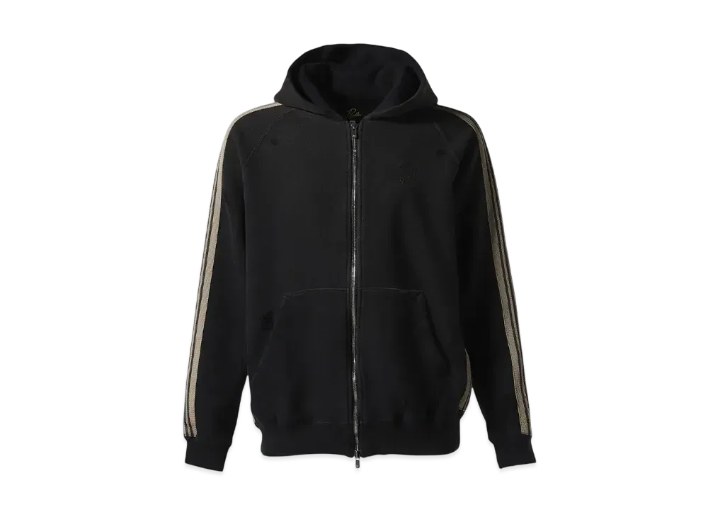 NEEDLES x NUBIAN Zipped Track Hoody - Cotton Jersey "Black"