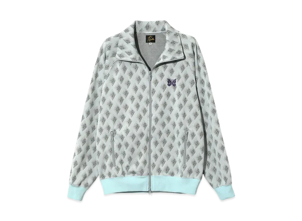 NEEDLES Track Jacket - Poly Jacquard "Blue"