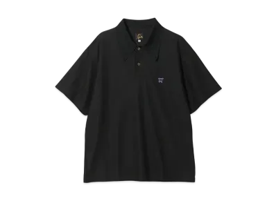 NEEDLES S/S Polo Shirt - Poly Pique "Black"