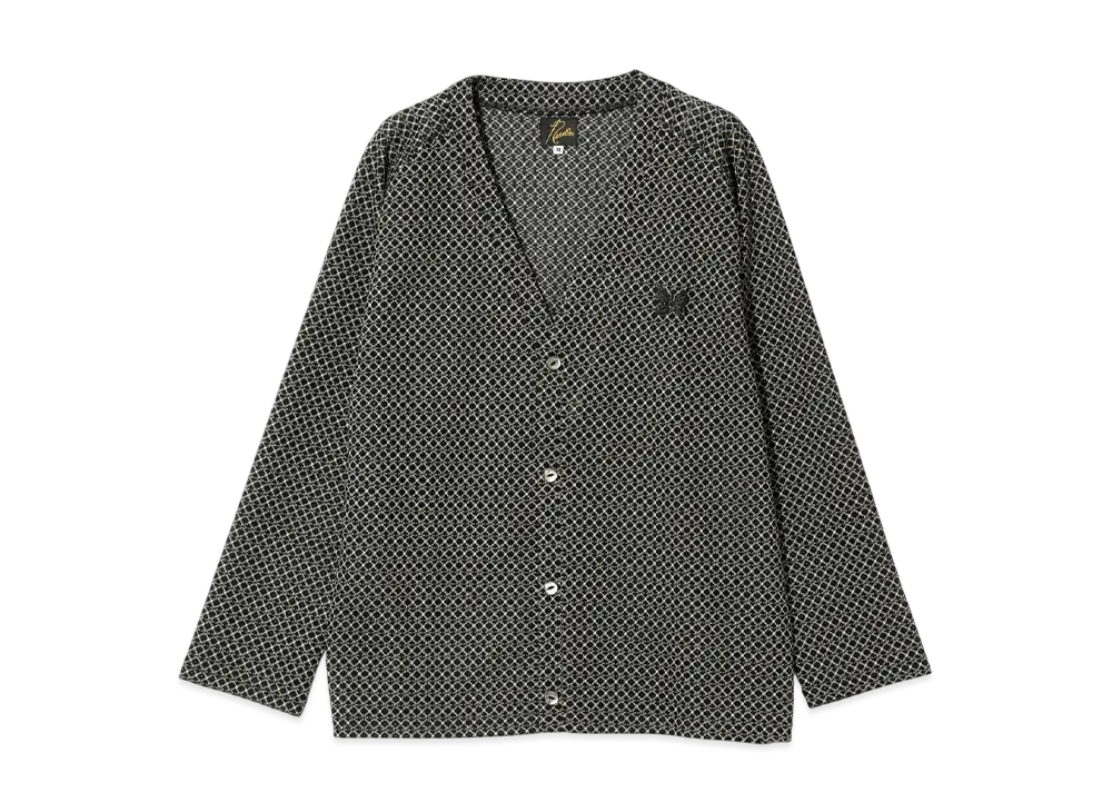 NEEDLES V-Neck Cardigan - R/PE Russell "Gray"