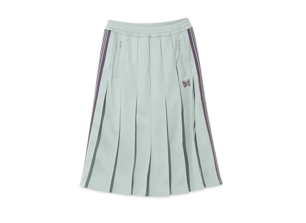 NEEDLES Pleated Track Skirt - Poly Smooth "Blue"