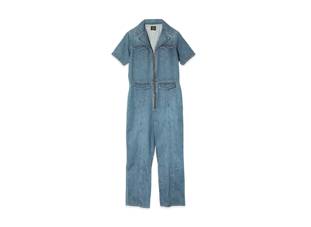 NEEDLES S/S Jumpsuit - 10oz Denim "Indigo"
