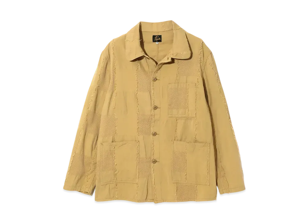 NEEDLES D.N. Coverall - Ripstop Cut Jacquard "Yellow"