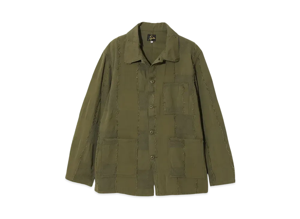 NEEDLES D.N. Coverall - Ripstop Cut Jacquard "Khaki"
