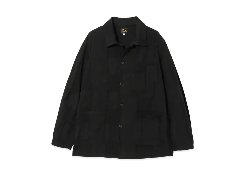 NEEDLES D.N. Coverall - Ripstop Cut Jacquard "Black"