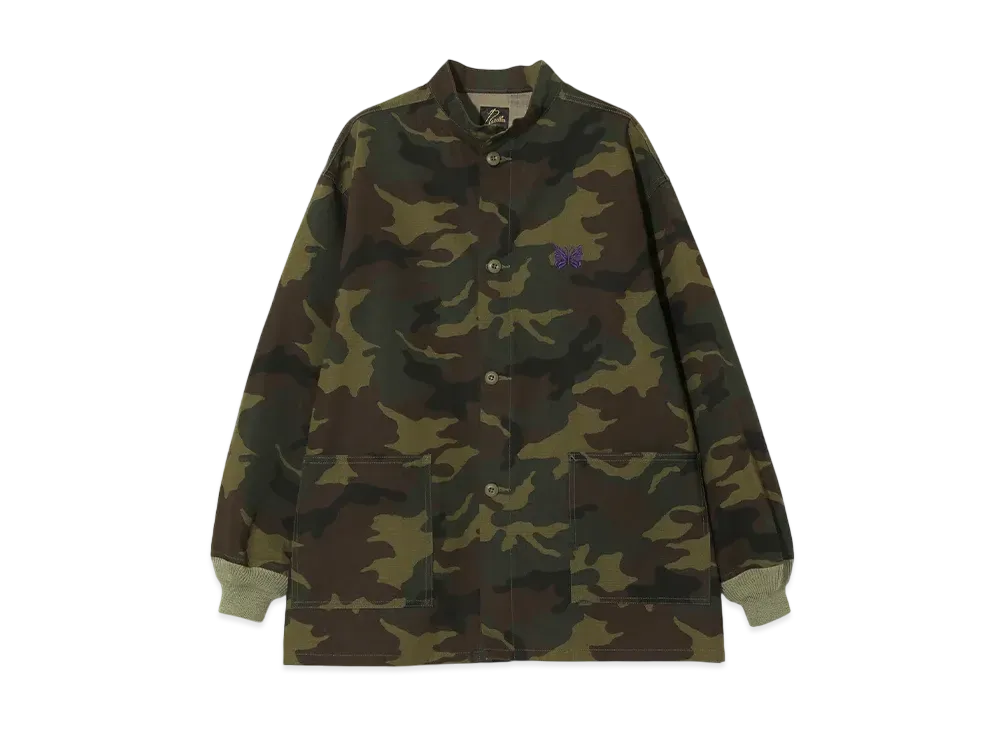 NEEDLES Stand Collar Army Shirt - C.Ripstop "Camo"