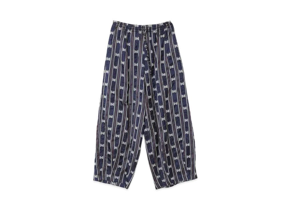 NEEDLES H.D. Pant - Papillon Stripe Jacquard. "Navy"