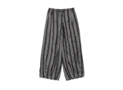 NEEDLES H.D. Pant - Papillon Stripe Jacquard. "Black"