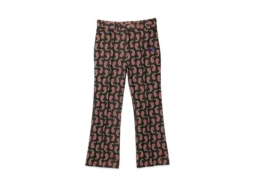 NEEDLES Boot-Cut Jean - Poly Jacquard "Black"