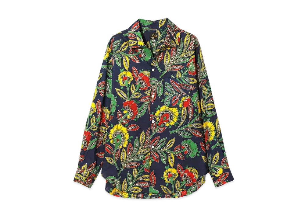 NEEDLES Italian Collar Shirt - Pt. Cotton Lawn "Navy"