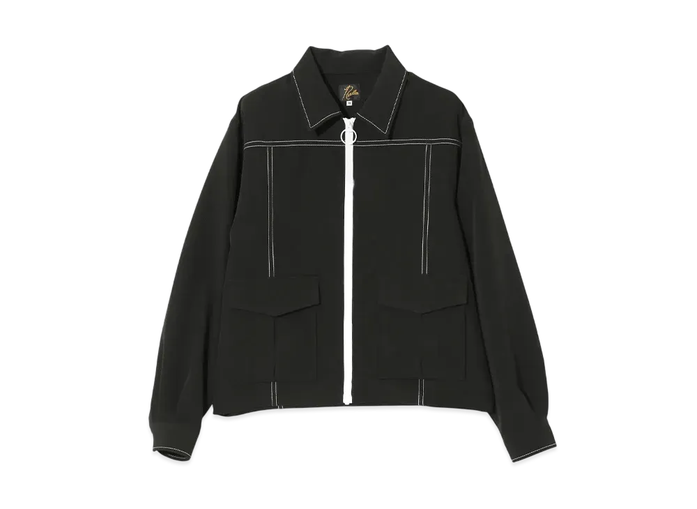 NEEDLES Stitched Sport Jacket - Poly Light Double Cloth "Black"
