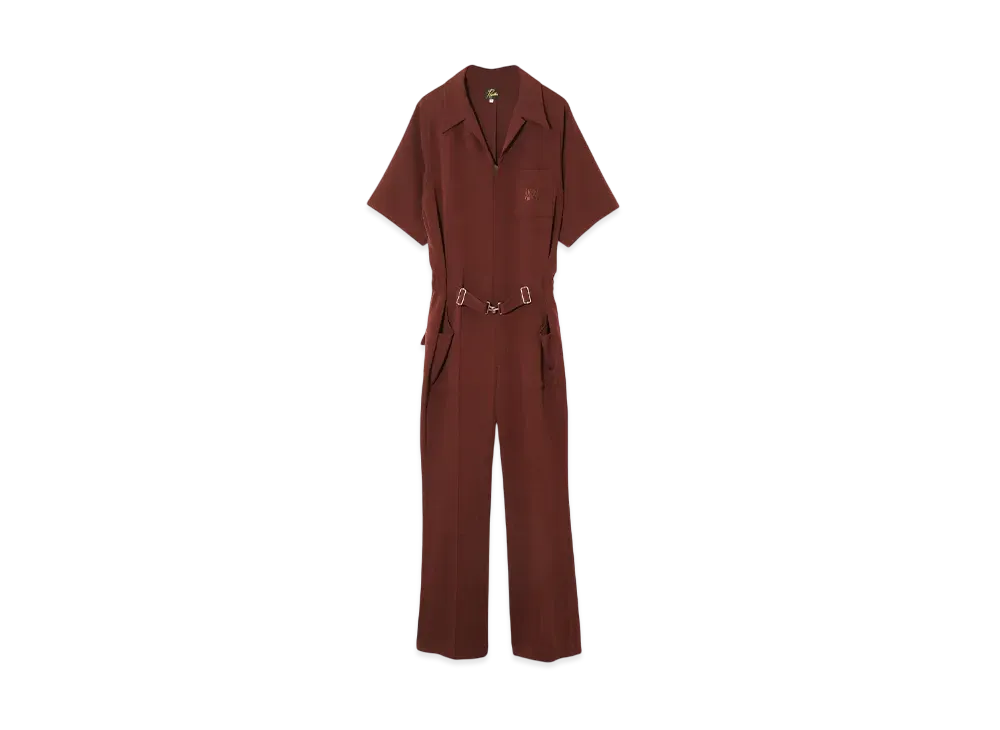NEEDLES Jumpsuit - Poly Light Double Cloth "Brown"