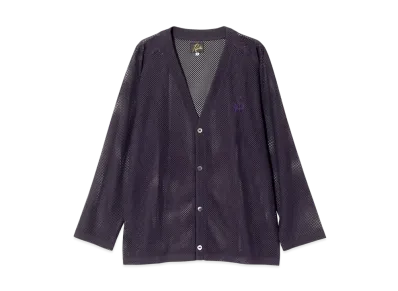 NEEDLES V-Neck Cardigan - Raschel Lace "Purple"