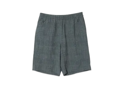 NEEDLES Basketball Short - PE/C Jacquard Cloth "Green"