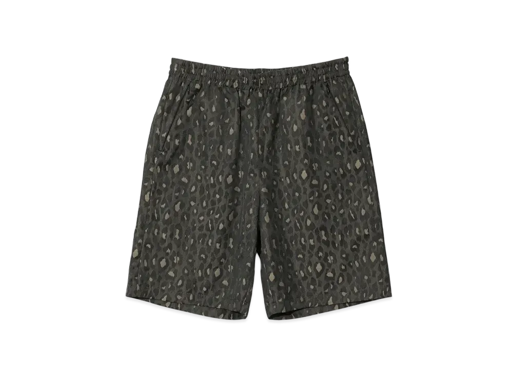 NEEDLES Basketball Short - Rayon Fine Pattern Jacquard "Gray"