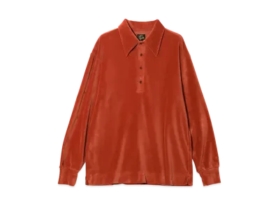 NEEDLES Pullover Shirt - Velour Jersey "Red"