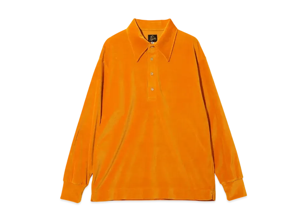 NEEDLES Pullover Shirt - Velour Jersey "Orange"