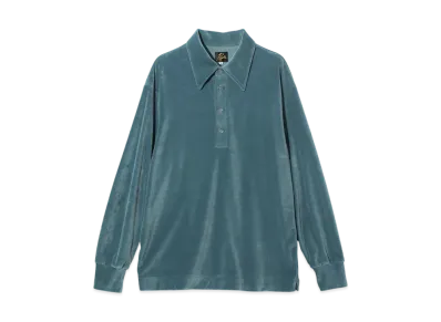 NEEDLES Pullover Shirt - Velour Jersey "Blue"