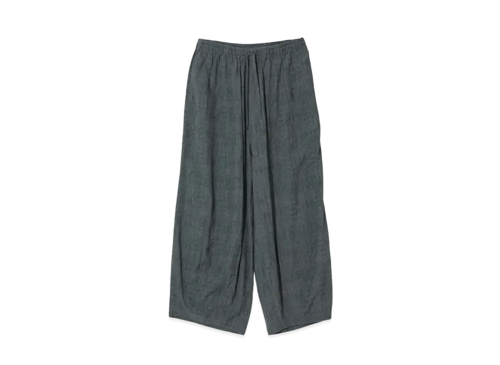NEEDLES H.D. Pant - Rayon Fine Pattern Jacquard "Green"