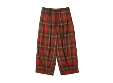 NEEDLES H.D. Pant- Military - W/N Madras Check "Red"
