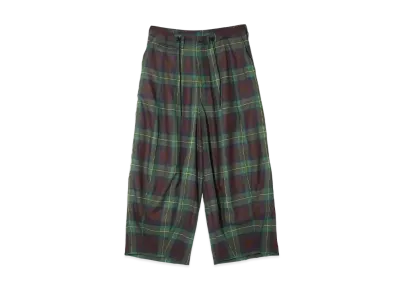 NEEDLES H.D. Pant- Military - W/N Madras Check "Green"
