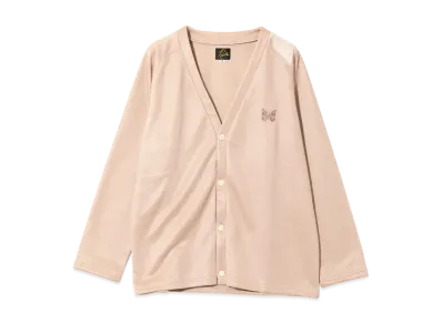 NEEDLES V-Neck Cardigan - Bright Jersey "Pink"