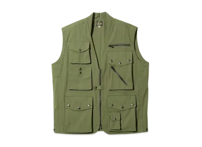 NEEDLES Field Vest - C/N Oxford "Khaki"