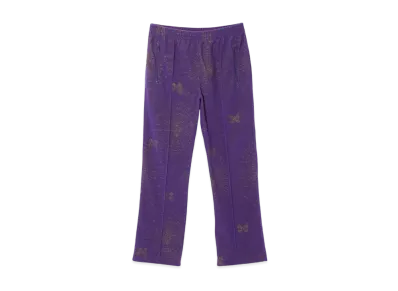 NEEDLES Track Pant - Pile Jacquard / Spider Web "Purple"